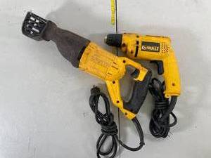 lot 54 image: Dewalt Corded 2 pack