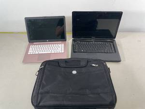 lot 56 image: 2 laptops in bag