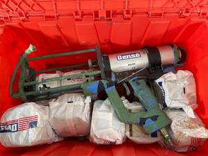 lot 78 image: Denso Tape gun with 10 bags of Tape
