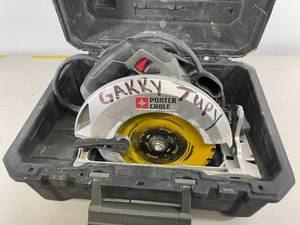 lot 84 image: Porter and Cable Corded Skill Saw