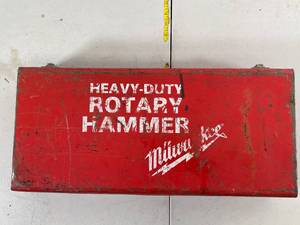 lot 113 image: Rotary Hammer with Bits Milwaukee