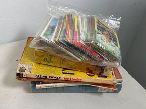 lot 123 image: Books And Baseball Cards