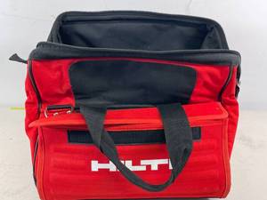 lot 132 image: Hilti Bag and random tools
