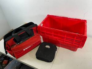 lot 153 image: Hilti bag and tools in Box