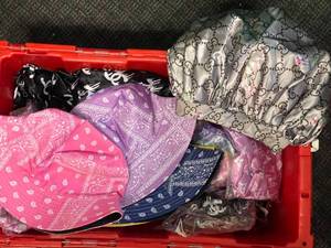lot 176 image: Box of Hats and Hair wraps