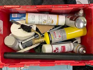 lot 191 image: Spray Paint and Propane Torch