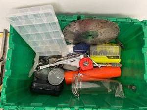 lot 219 image: Tools And Cable Misc Box