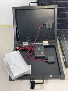 lot 29 image: Nature Power Folding Solar Briefcase, Model SYK40-18MF