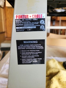 lot 31 image: Porter Cable Router Bench