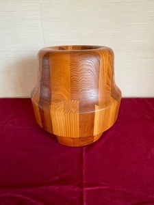 lot 96 image: Wooden Vase