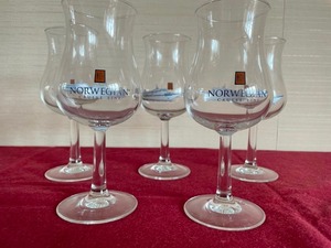 lot 60 image: Norwegian Cruise Line Wine Goblets