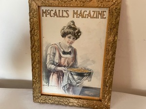 lot 95 image: Rowenta iron, ironing board, and vintage sewing photo