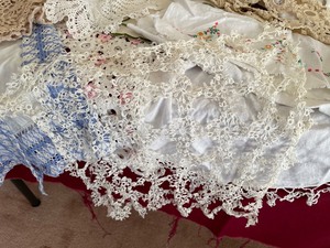 lot 344 image: Dollies, Dresser Tops and Lace Scrapes