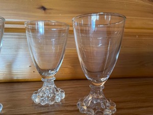 lot 257 image: Bubble Glass Wine Glasses