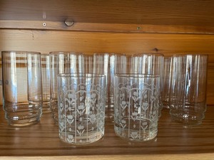 lot 244 image: Glassware-3 different styles