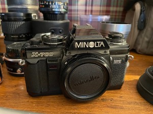 lot 259 image: Minolta Camera X700  Misc. Lenses, Filters