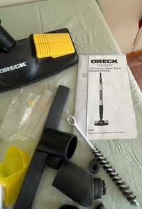 lot 239 image: Oreck Steam-It All Purpose Steam Wand with parts