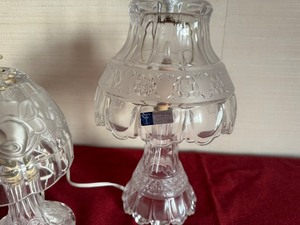 lot 90 image: Glass Lamps