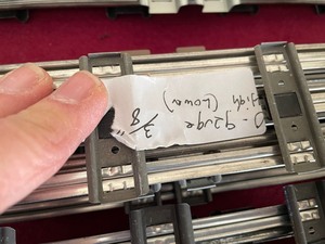 lot 290 image: Lionel Train track pieces