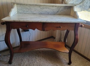 Marble Topped Wash Stand