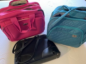 Travel Carry Ons or Sales Cases with Wheels