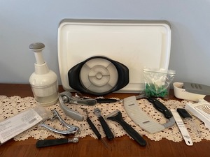 Slice and Dice Collection with chopper, measuring cups, and more