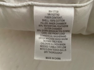 Goose Down Bed Pillows