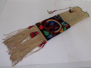 lot 2 image: Native American - Beaded Pipe Bag