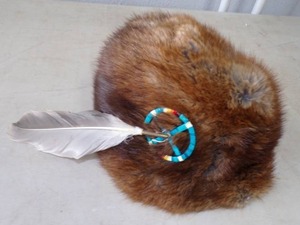 lot 59 image: Authentic Muskrat Fur Hat