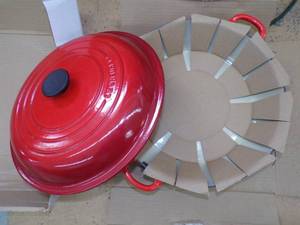 lot 69 image: Le Creuset Cast Iron Casserole with Lid Never Used