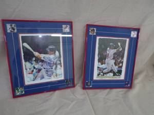 lot 98 image: Minnesota Twins Painting Kirby Puckett and Kent Hrbek by Scott Medlock (Signed )