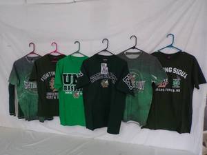 lot 109 image: Fighting Sioux Shirts and Green Bay Packers Ladies shirt