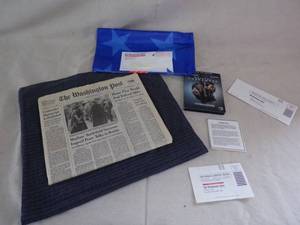 lot 114 image: Unabomber Lot - Washington Post newspaper 1995 and DVD