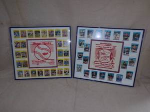 lot 117 image: 91 Homer Hanky Framed with Cards, 88 Homer Hanky Framed