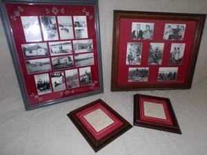 lot 121 image: Vintage Native American Pictures Framed