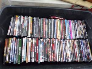 lot 139 image: Tote of DVDs - approx. 200