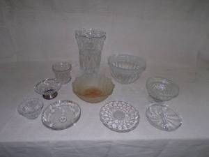 lot 164 image: Crystal Lot - 10 piece