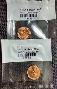 (2) Uncirculated Wheat Pennies
