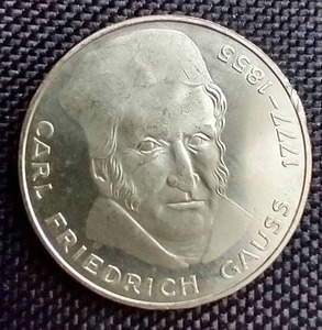 1977 German Uncirculated Silver 5 Mark Coin