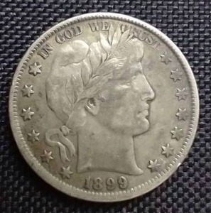 1899 Barber Half Dollar - Nice