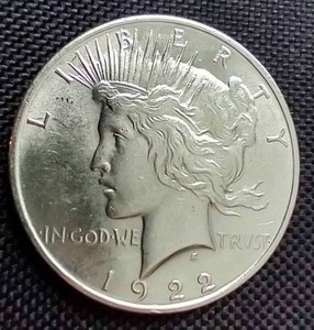 Beautiful 1922 Peace Dollar