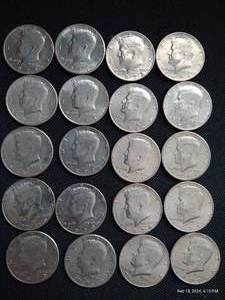 (20) Kennedy Half Dollars