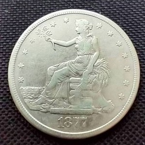 1877-S U.S. Trade Dollar - Awesome Coin