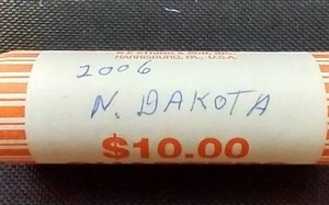 2006 $10 North Dakota State Quarter Roll