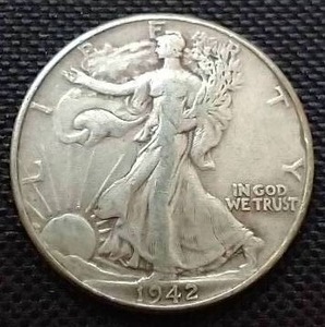 1942 Walking Liberty Half Dollar