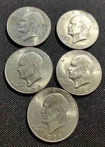 (5) Eisenhower Dollars
