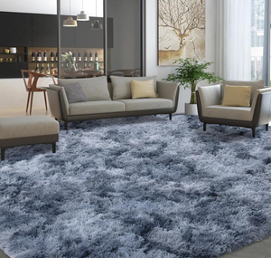 lot 203 image: BALAPET Modern Plush Area Rug 9x12, Grey