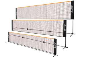 lot 175 image: Portable Tennis Net,Stainless Steel Poles Badminton Net Set Adjustable Height Nylon Net with Carry Bag