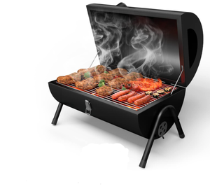 lot 265 image: Lovely Snail Charcoal Grill Portable BBQ Grill, Barbecue Camping Grill for Outdoor Cooking, Camping and Picnic