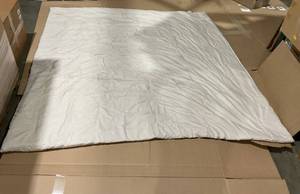 lot 155 image: Bedsure Grey 3 Piece King Size Set